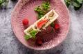 White chocolate dessert